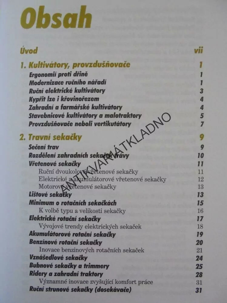 ZAHRADNÍ TECHNIKA, EDICE STAVÍME, ZAHRADA, TŮMA