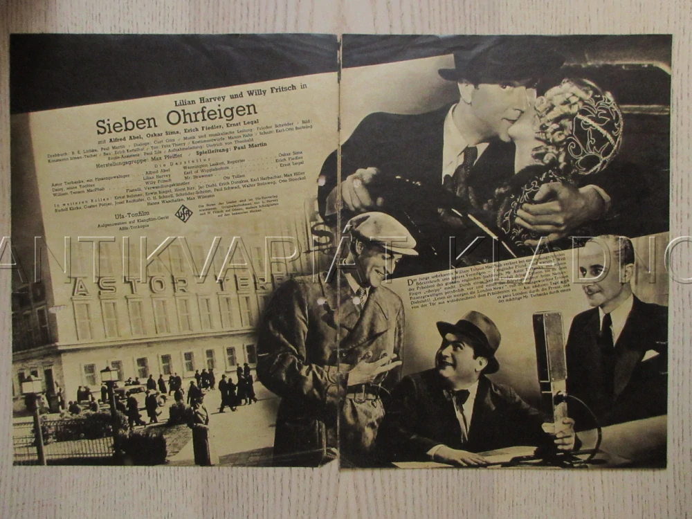 SEDM POLÍČKŮ, A. ABEL, L. HARVEY, W. FRITSCH, FILM SRN, FILM KURIER VBŠ Č. 2646