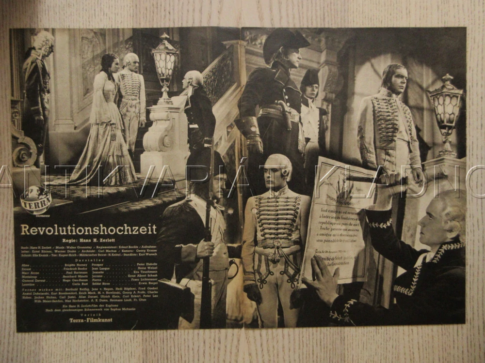 REVOLUTIONSHOCHZEIT, B. HORNEY, F. BENFER, P. HARTMANN, FILM SRN, FILM KURIER VBŠ Č. 2656