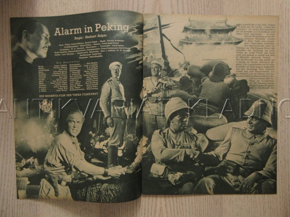 ALARM IN PEKING, G. FRÖHLICH, H. HÜBNER, P. VOSS, FILM SRN, FILM KURIER VBŠ Č. 2666