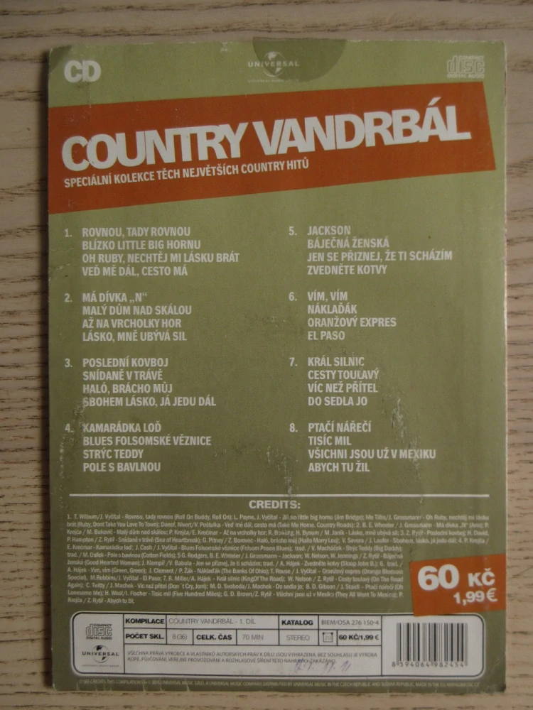 COUNTRY VANDRBÁL, SPECIÁLNÍ KOLEKCE TĚCH NEJVĚTŠÍCH COUNTRY HITŮ, CD HUDBA