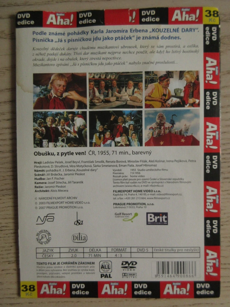 OBUŠKU, Z PYTLE VEN!, L. PEŠEK, J. BEYVL, DVD FILM ČR