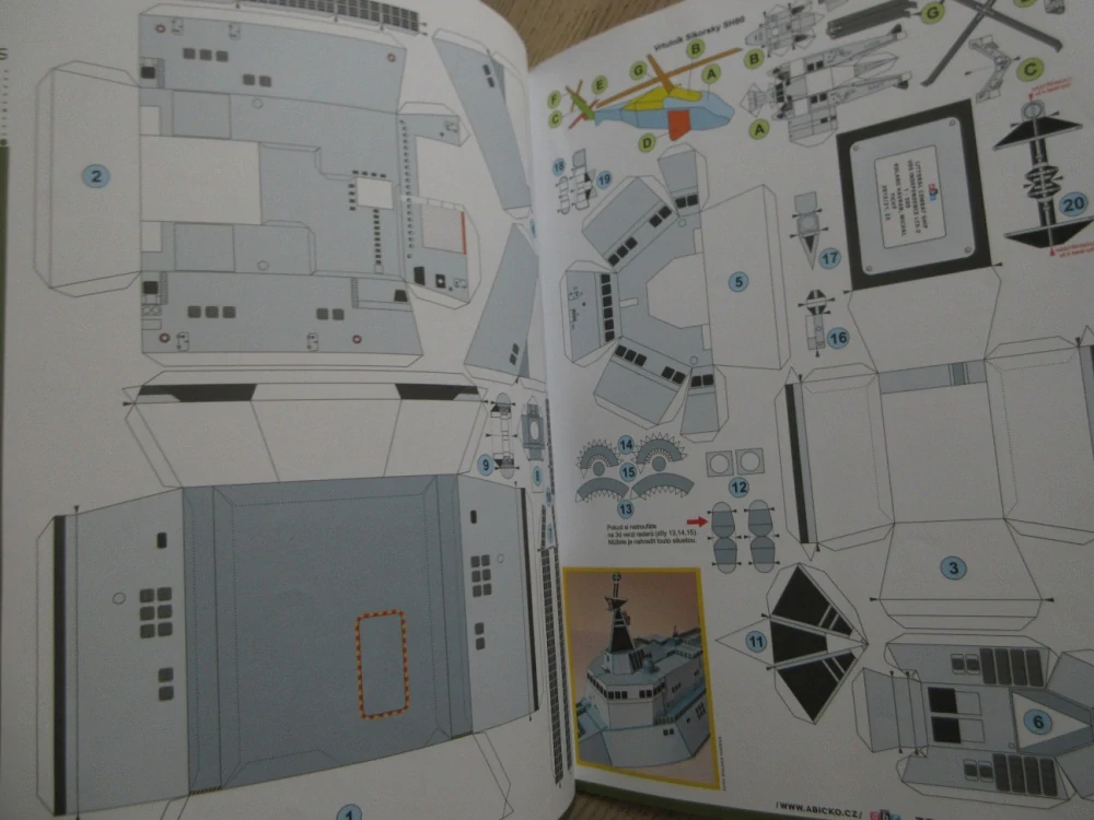 ABC, 21/2012, KOMPLETNÍ DÉČKA, TECHNIKA - VÁLEČNÁ LOĎ