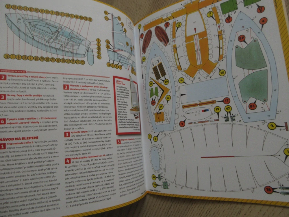 ABC, 8/2013, KOMPLETNÍ DÉČKA, LOĎ - PLACHETNICE