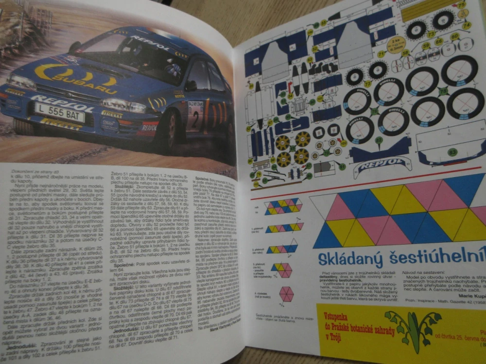ABC, 22/1998, KOMPLETNÍ DÉČKA, SUBARU IMPREZA WRX