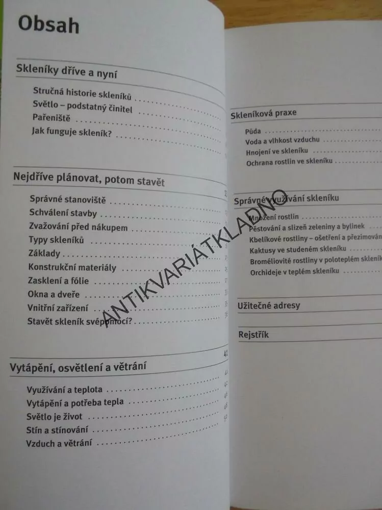 SKLENÍKY, FORMY, TECHNIKA, VYUŽITÍ, ZAHRADA PLUS