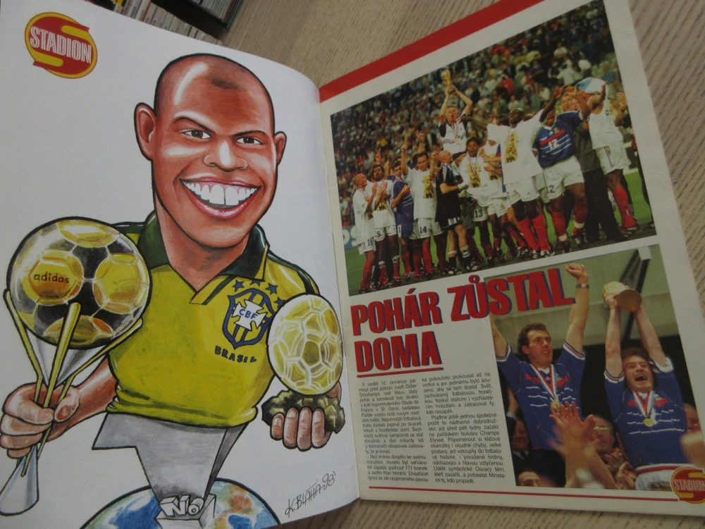 ČASOPIS STADION, POHÁR ZŮSTAL V PAŘÍŽI: FRANCIE MISTREM SVĚTA!, RONALDO, FOTBAL