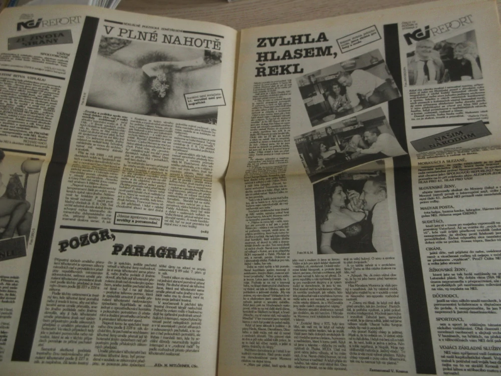 ČESKOSLOVENSKÝ NEI REPORT, KÁJA SAUDEK, 12/1992