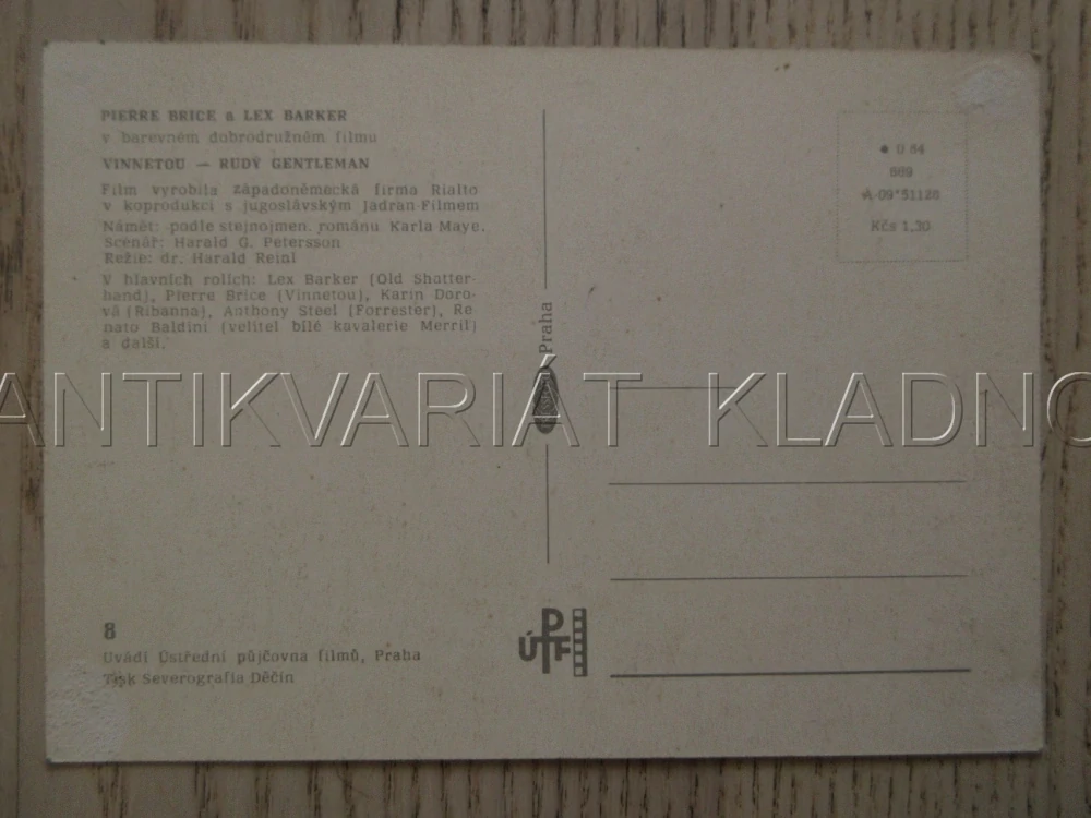PIERRE BRICE, LEX BARKER, VINNETOU - RUDÝ GENTLEMAN Č. 8