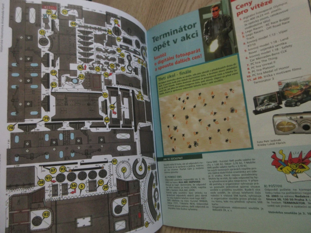 ABC, 19/2003, KOMPLETNÍ DÉČKA, TECHNIKA - LOKOMOTIVA 422.025, TAHAČ