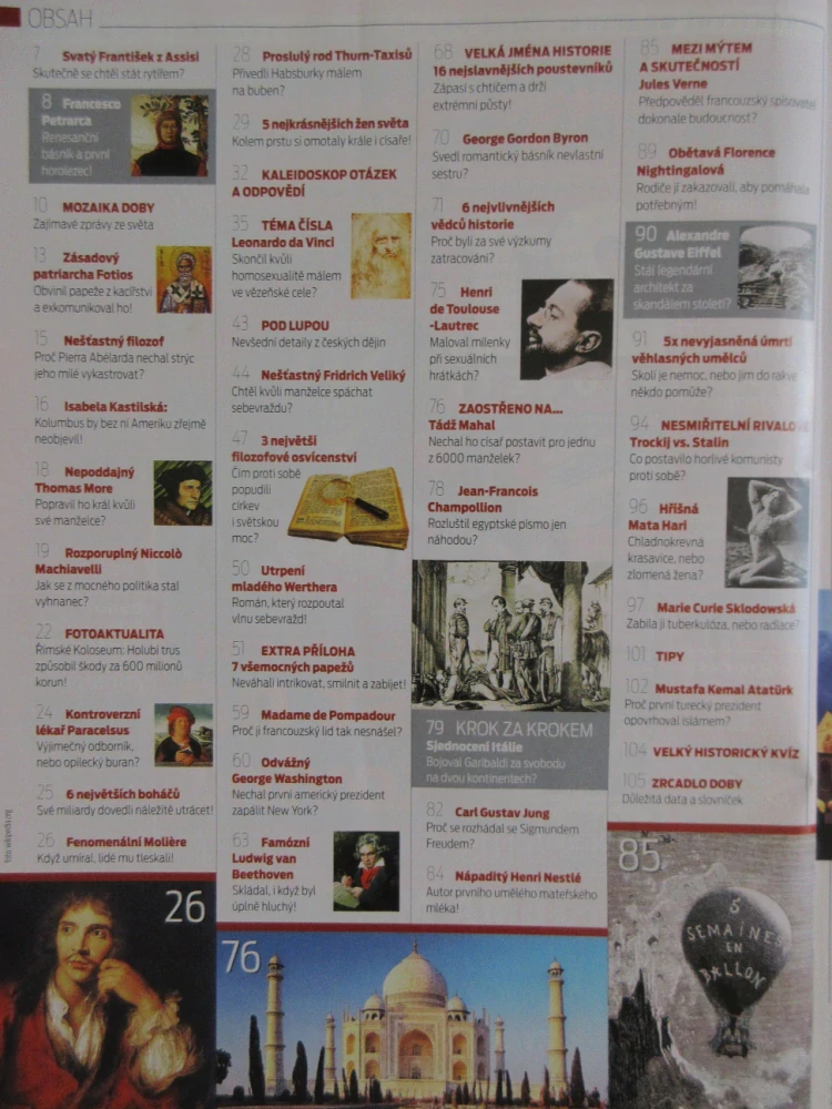 AKTA HISTORY, 3/2012, NEJVĚTŠÍ OSOBNOSTI V DĚJINÁCH SVĚTA, LEONARDO DA VINCI