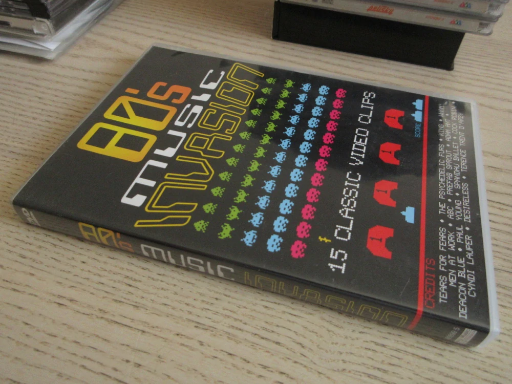 80'S MUSIC INVASION: 15 CLASSIC VIDEO CLIPS, WHAM!, TEARS FOR FEARS A DALŠÍ, DVD HUDBA