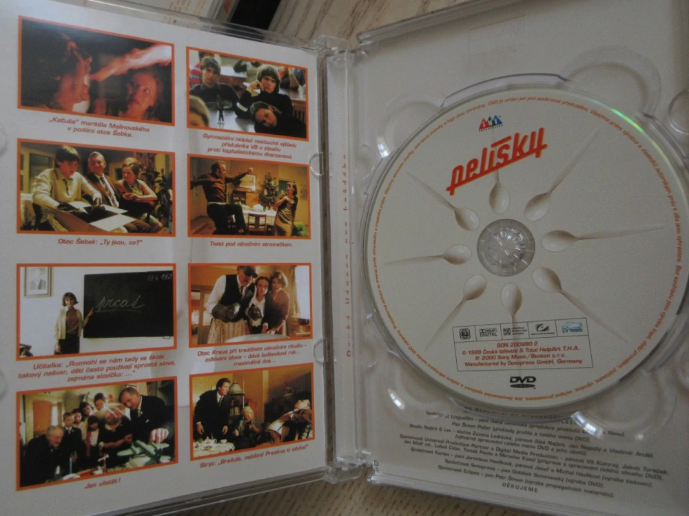 PELÍŠKY, M. DONUTIL, J. KODET, S. STAŠOVÁ, B. POLÍVKA, DVD FILM ČR