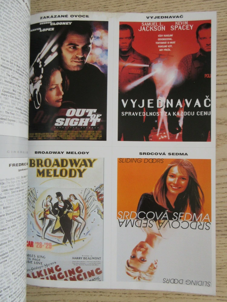 FILMOVÝ ČASOPIS CINEMA, Č. 1/99, BRAD PITT, JERRY BRUCKHEIMER, WILL SMITH, JEFFREY KATZENBERG, FREDRIC MARCH, LEONARDO DICAPRIO, WES CRAVEN AJ..