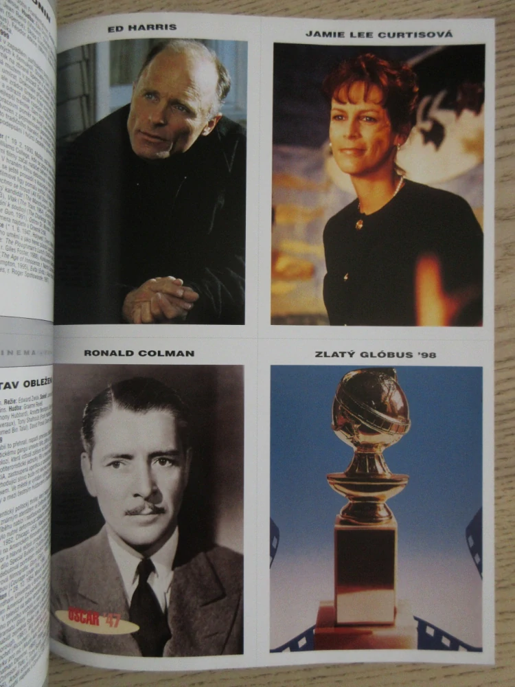 FILMOVÝ ČASOPIS CINEMA, Č. 3/99, ED HARRIS, JAMIE LEE CURTIS, RONALD COLMAN, JACKIE CHAN, EDWARD NORTON AJ.