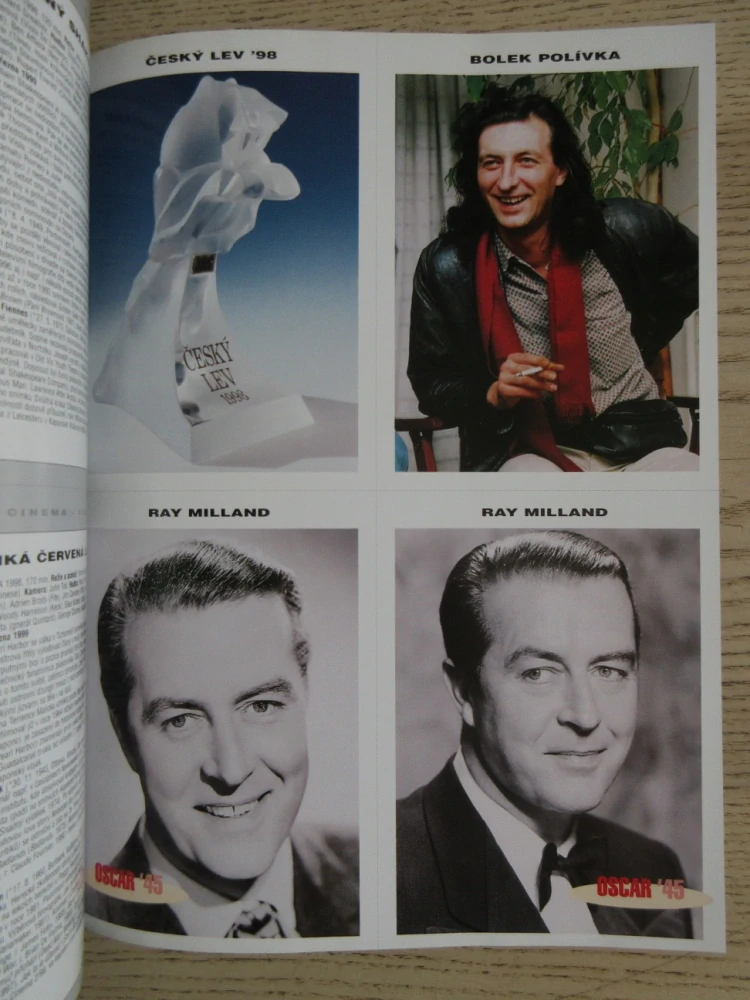 FILMOVÝ ČASOPIS CINEMA, Č. 4/99, RAY MILLAND, BOLEK POLÍVKA, TOM HANKS, JIŘÍ KODET, ROBERTO BENIGNI, MEG RYAN AJ.
