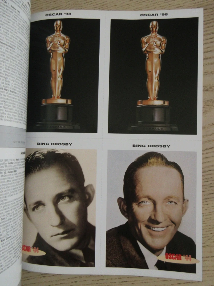 FILMOVÝ ČASOPIS CINEMA, Č. 5/99, NICOLAS CAGE, BING CROSBY, SANDRA BULLOCK, VLASTIMIL BRODSKÝ, IGOR LUTHER, MARTIN ŠTRBA, JOAQUIN PHOENIX AJ.
