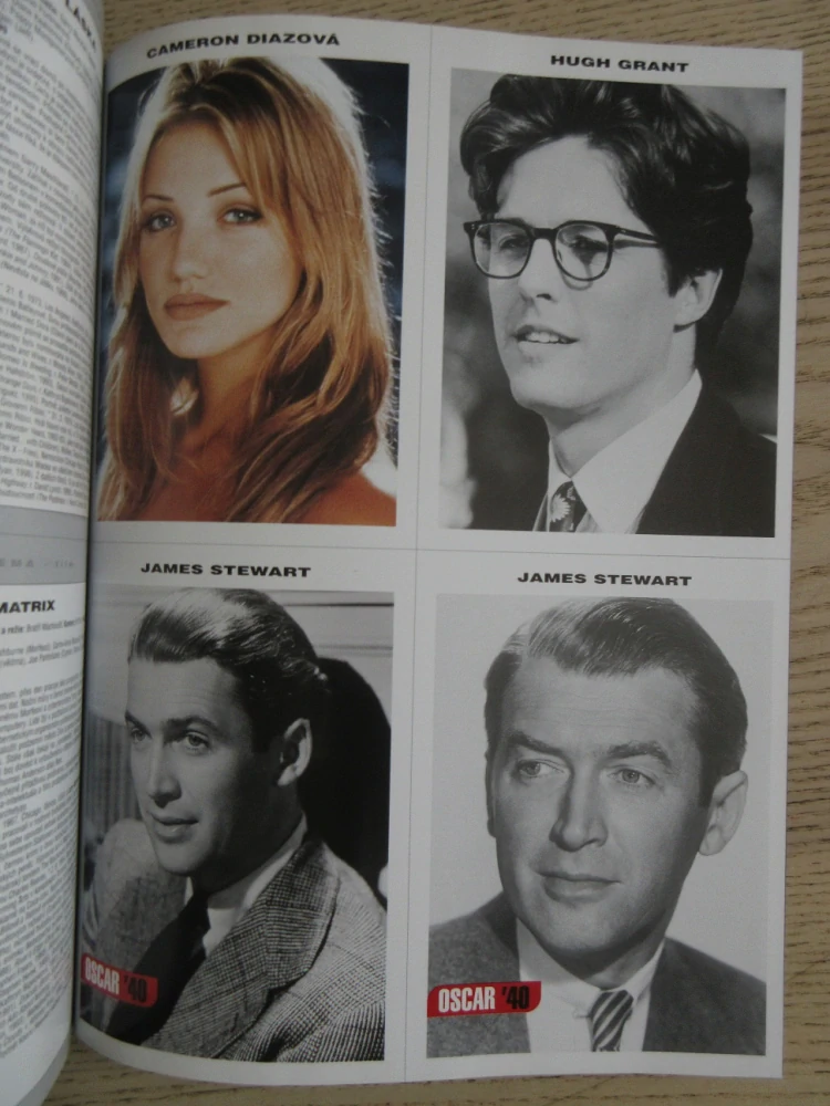 FILMOVÝ ČASOPIS CINEMA, Č. 9/99, HUGH GRANT, CAMERON DIAZ, JAMES STEWART, JULIA ROBERTS, ENE BENE, WILL SMITH, VIKTOR TAUŠ AJ.