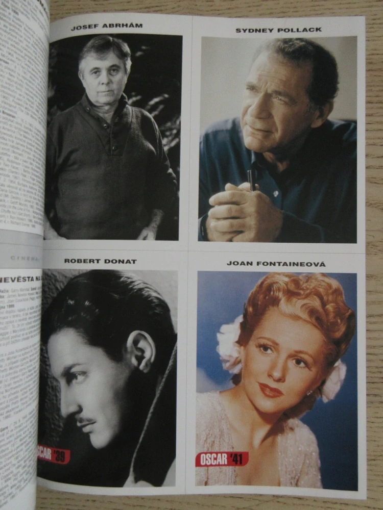 FILMOVÝ ČASOPIS CINEMA, Č. 11/99, JOSEF ABRHÁM, SYDNEY POLLACK, JOAN FONTAINE, ROBERT DONAT, JOHN MCTIERNAN, TERRY GILLIAM AJ.