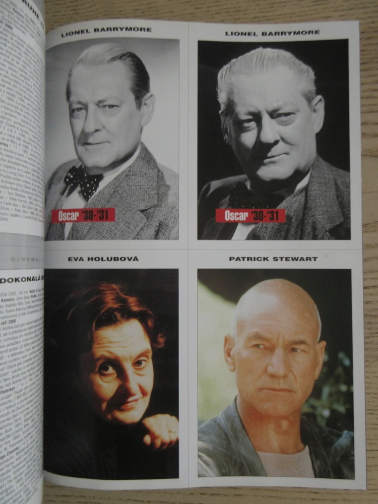 FILMOVÝ ČASOPIS CINEMA, Č. 10/2000, X-MEN, LIONEL BARRYMORE EVA HOLUBOVÁ, PATRICK STEWART, JON BON JOVI, REBELOVÉ AJ.