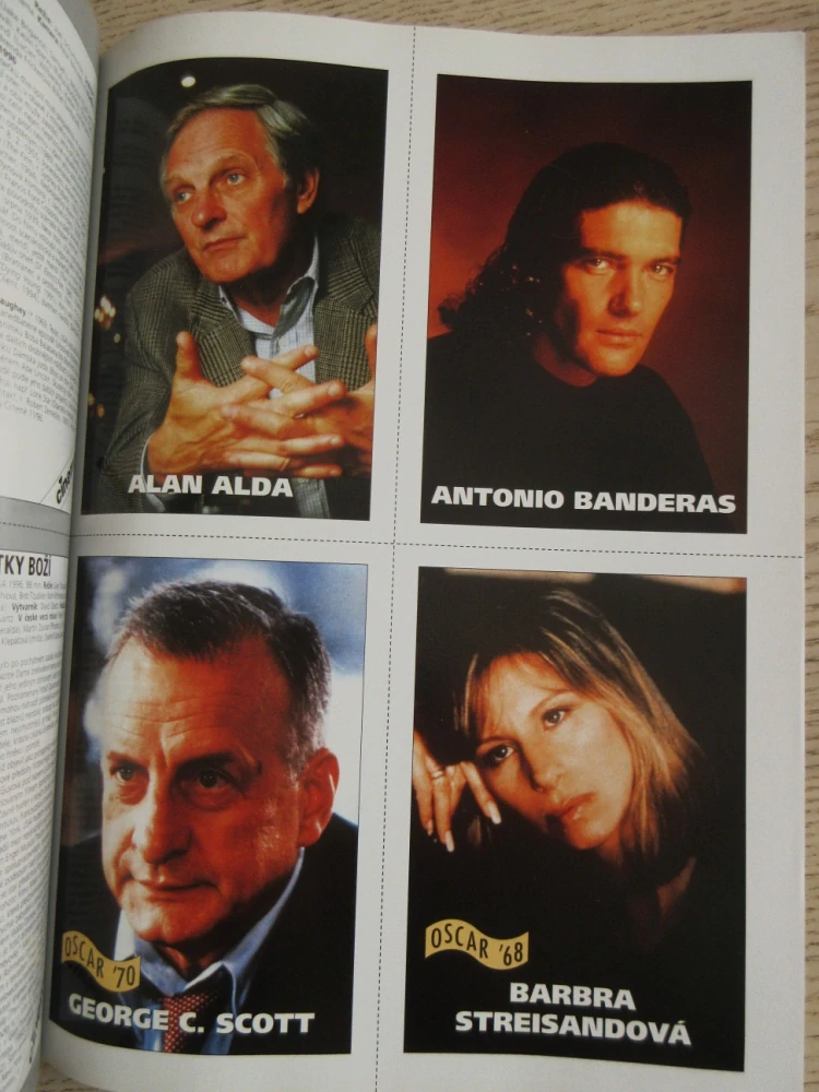 FILMOVÝ ČASOPIS CINEMA, Č. 12/96, JEAN-CLAUDE VAN DAMME, ALAN ALDA, ANTONIO BANDERAS, BARBARA STREISAND, GEORGE C. SCOTT AJ.