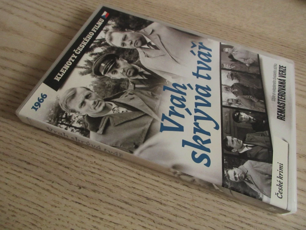VRAH SKRÝVÁ TVÁŘ, R. HRUŠÍNSKÝ, R. BRZOBOHATÝ, REMASTEROVANÁ VERZE, DVD FILM ČR