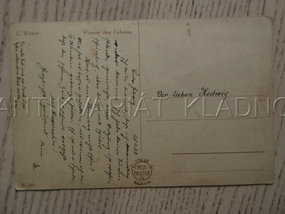 POESIE DES LEBENS, C. WEBER, MUŽ, ŽENA, PÁR, PARK, SOCHA