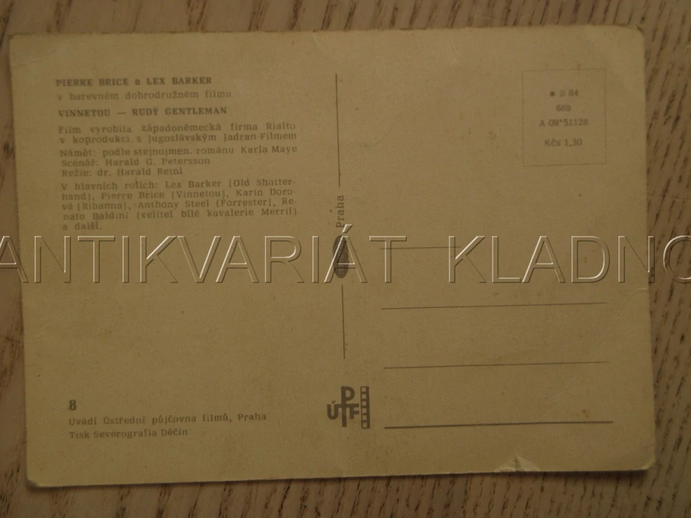 PIERRE BRICE, LEX BARKER, VINNETOU - RUDÝ GENTLEMAN, Č. 8