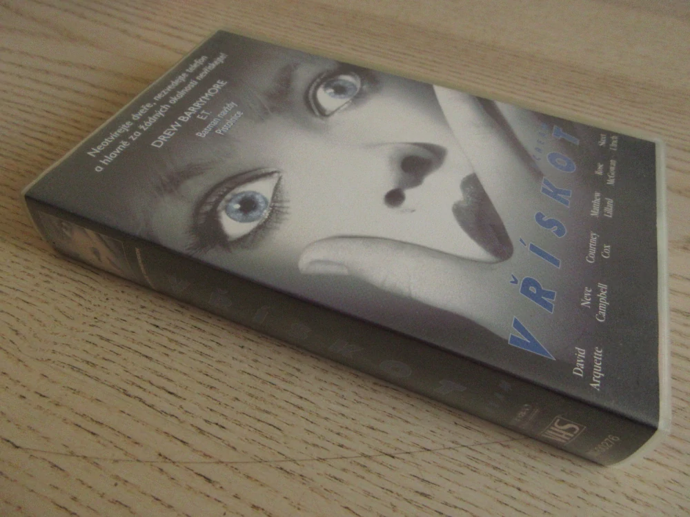 VŘÍSKOT, D. ARQUETTE, N. CAMPBELL, C. COX, VHS VIDEOKAZETA