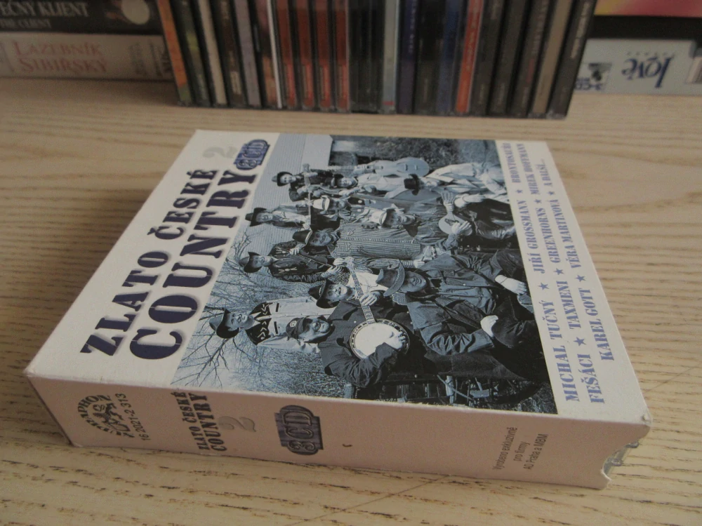 ZLATO ČESKÉ COUNTRY 2, M. TUČNÝ, J. GROSSMANN, BRONTOSAUŘI, FEŠÁCI, 3X CD HUDBA