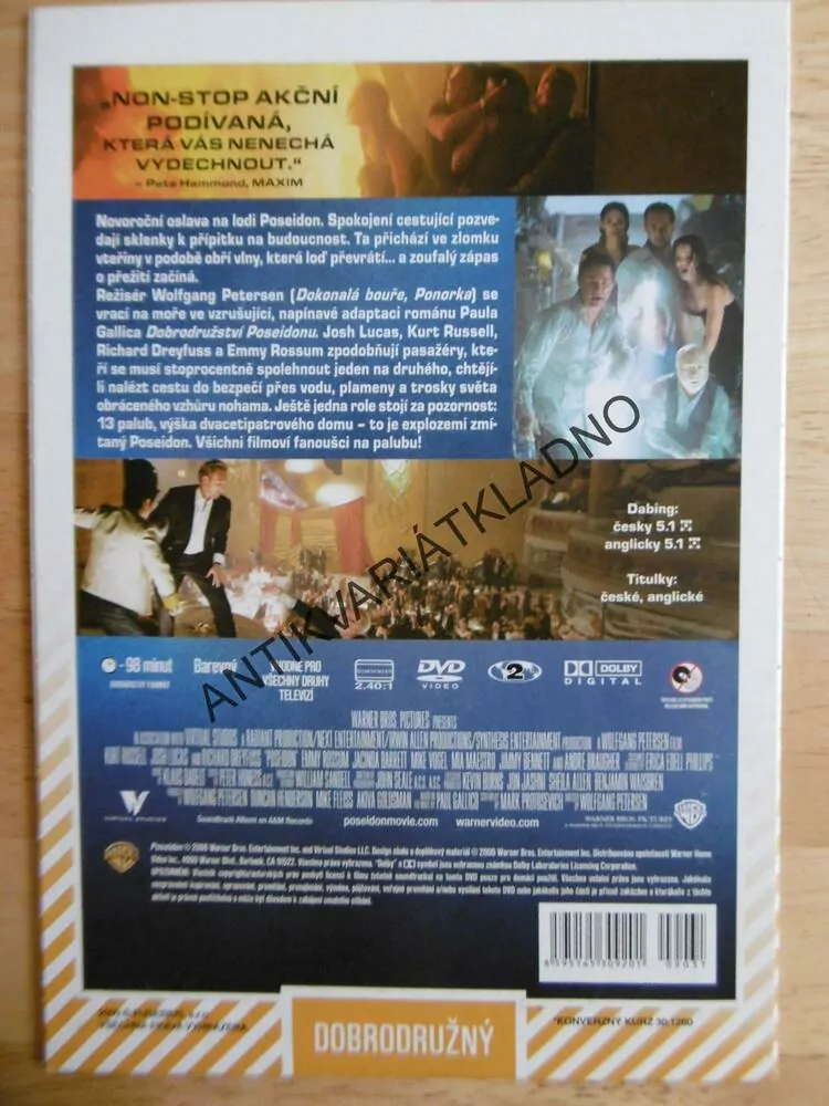 POSEIDON, DVD FILM
