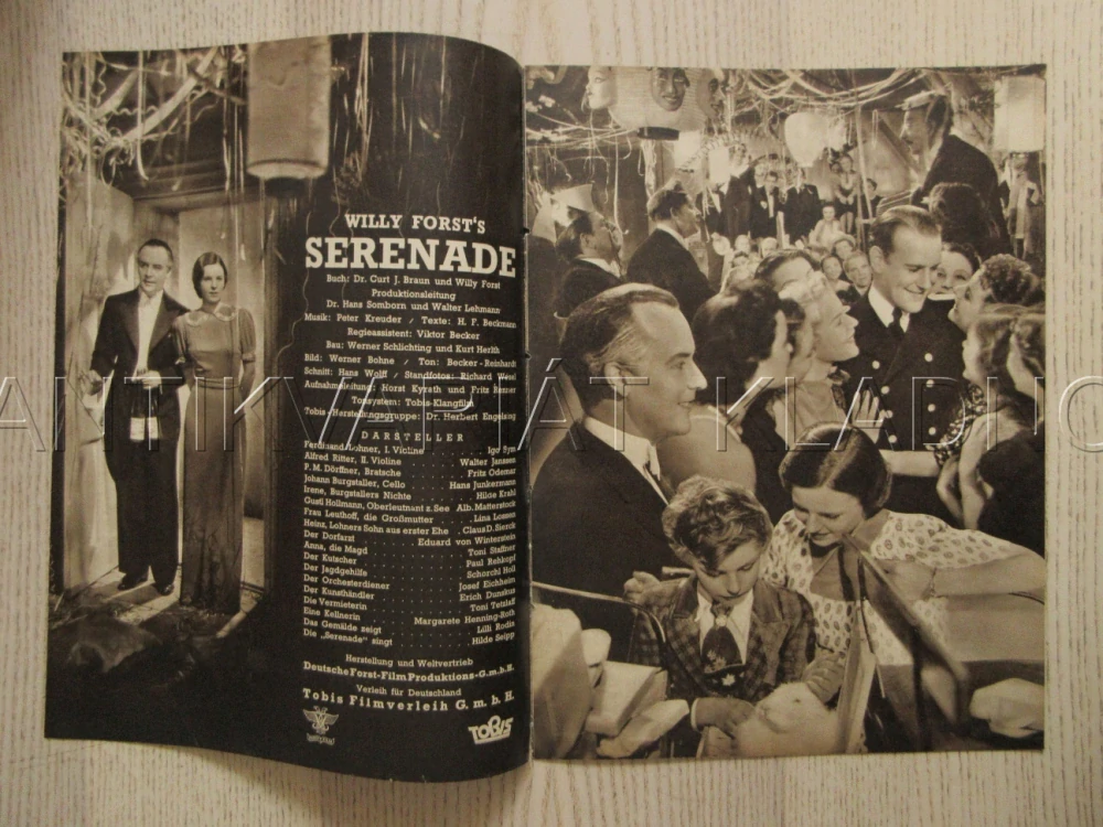 DRUHÁ ŽENA, R: W. FORST, I. SYM, W. JANSSEN, FILM NĚM. ŘÍŠE, FILM KURIER VBŠ Č. 2731