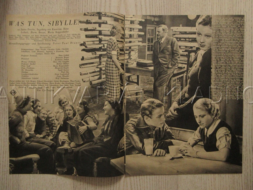 HŘÍCHY MLÁDÍ, H. HÜBNER, H. LEIBELT, H. BRAUN, FILM NĚM. ŘÍŠE, FILM KURIER VBŠ Č. 2817