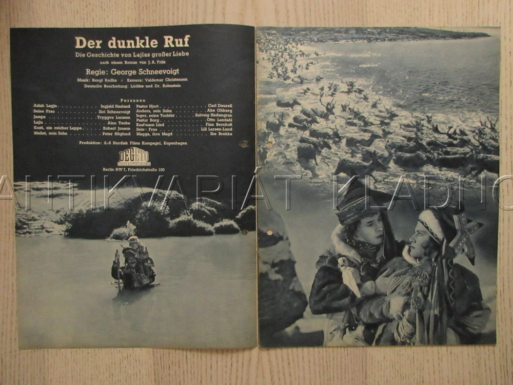 LAILA, I. HAALAND, S. SCHNEEVOIGT, A. TAUBE, FILM SWE, FILM KURIER VBŠ Č. 2854