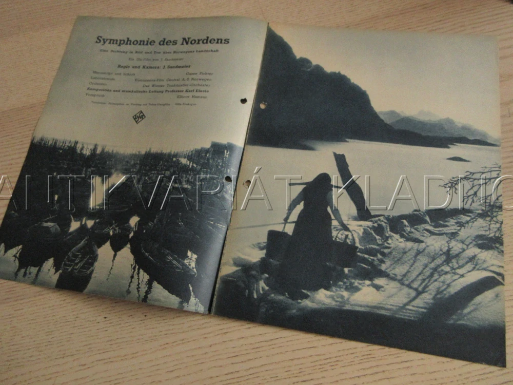 SYMPHONIE DES NORDENS, R: J. SANDMEIER, FILM NĚM. ŘÍŠE?, FILM KURIER VBŠ Č. 2861