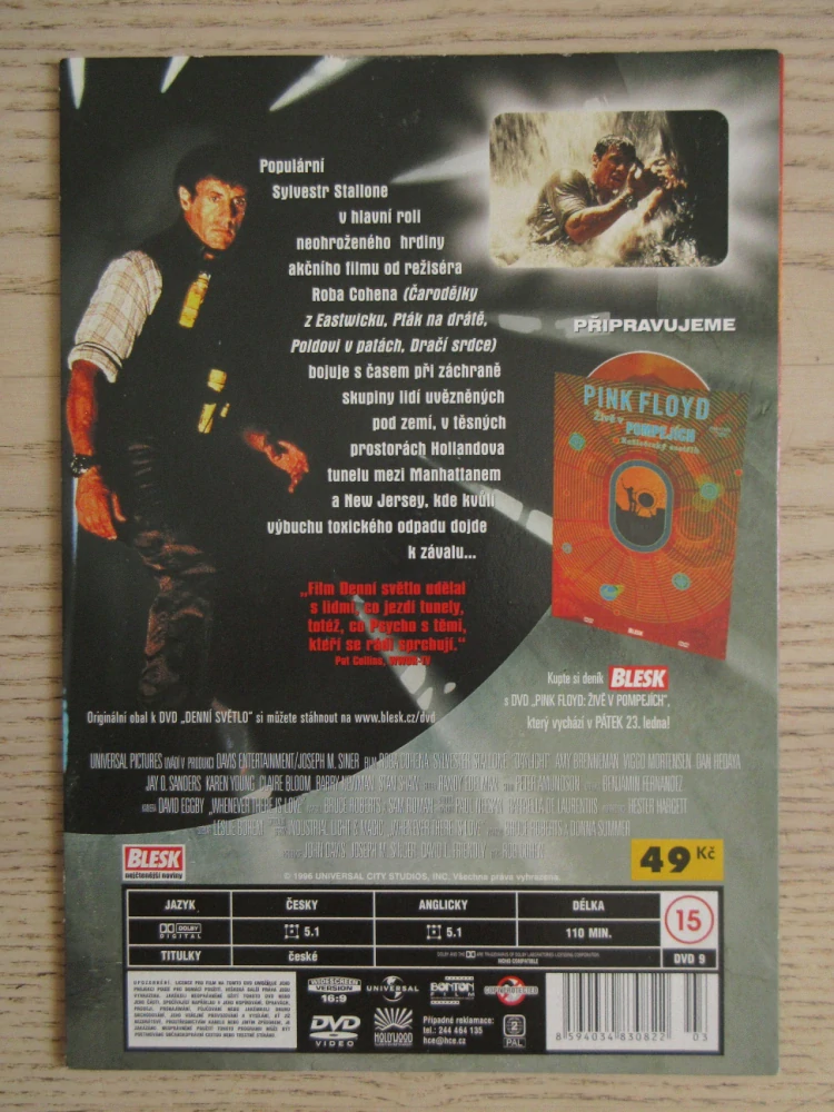 DENNÍ SVĚTLO, S. STALLONE, DVD FILM