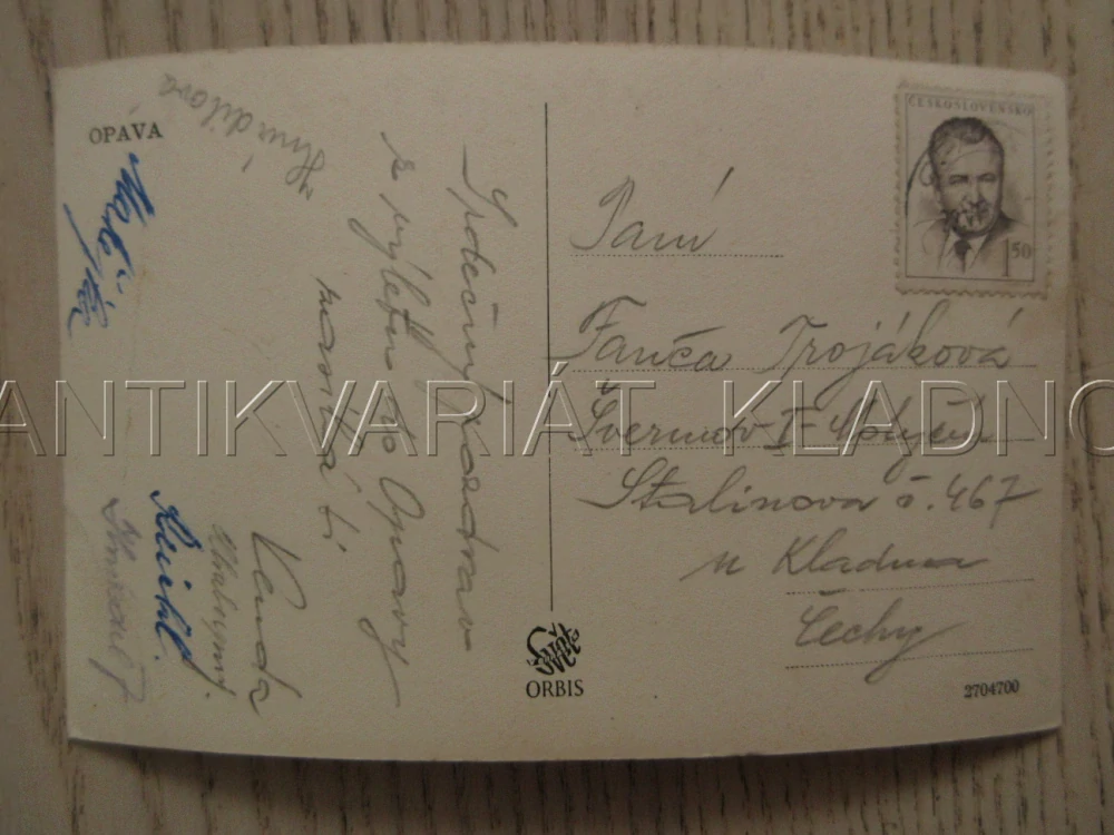 OPAVA, POHLED NA MĚSTO, OKRES OPAVA, POHLEDNICE 1071