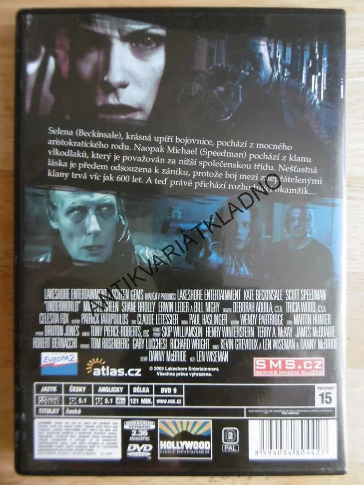 UNDERWORLD, DVD FILM