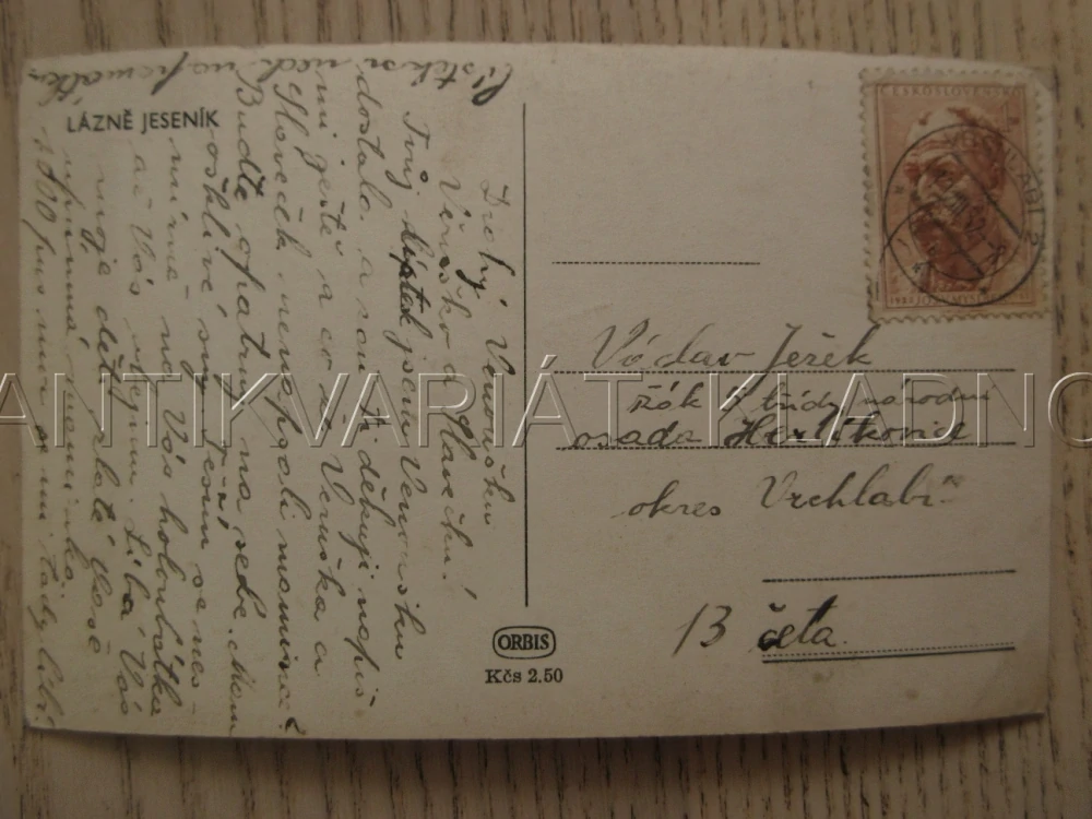 LÁZNĚ JESENÍK, OKRES JESENÍK, POHLEDNICE 1097