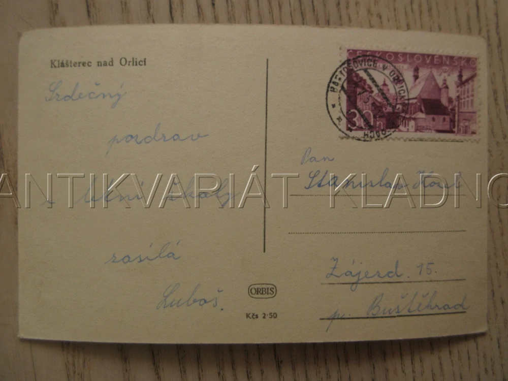 KLÁŠTEREC NAD OHŘÍ, OKRES CHOMUTOV, POHLEDNICE 1099