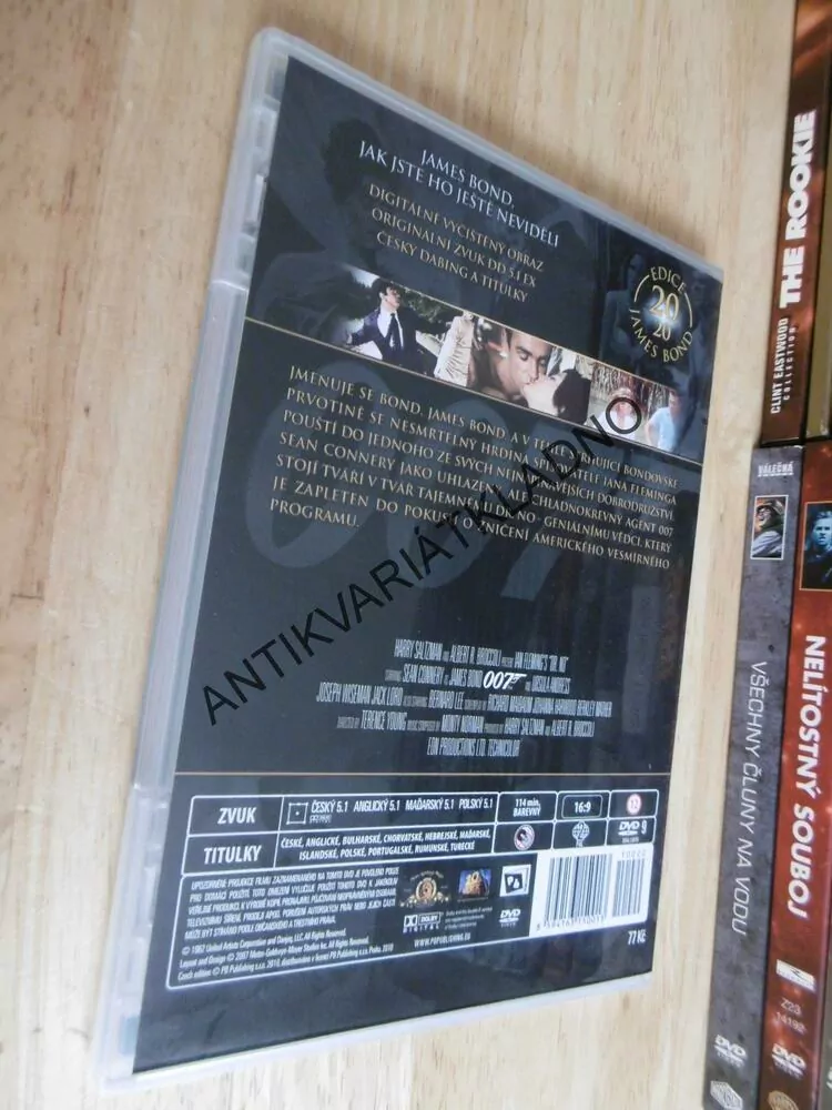 JAMES BOND 007- DR. NO, DVD FILM
