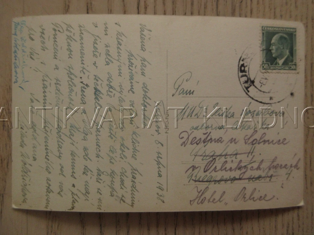 ČESKÝ RÁJ, TROSKY, OKRES SEMILY, POHLEDNICE 1129