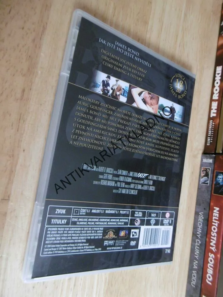 JAMES BOND 007- GOLFINGER, DVD FILM