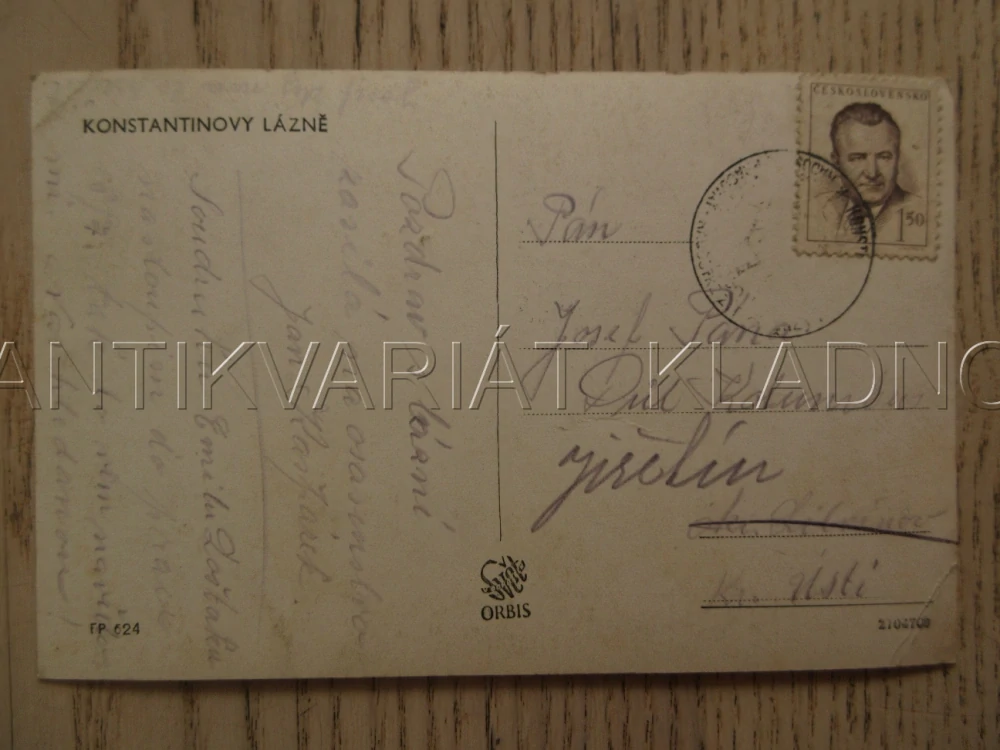 KONSTANTINOVY LÁZNĚ, OKRES TACHOV, POHLEDNICE 1135