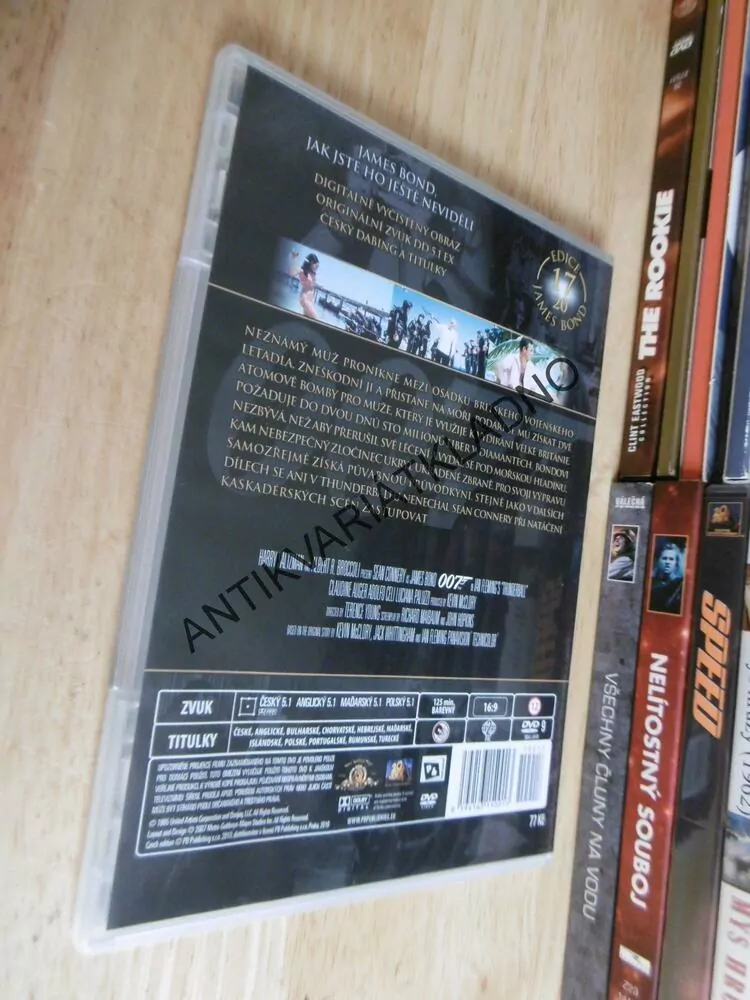 JAMES BOND 007- THUNDERBALL, DVD FILM