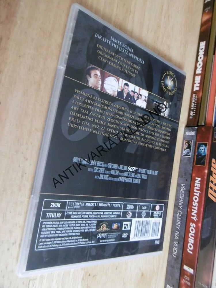 JAMES BOND 007- ŽIJEŠ JENOM DVAKRÁT, DVD FILM