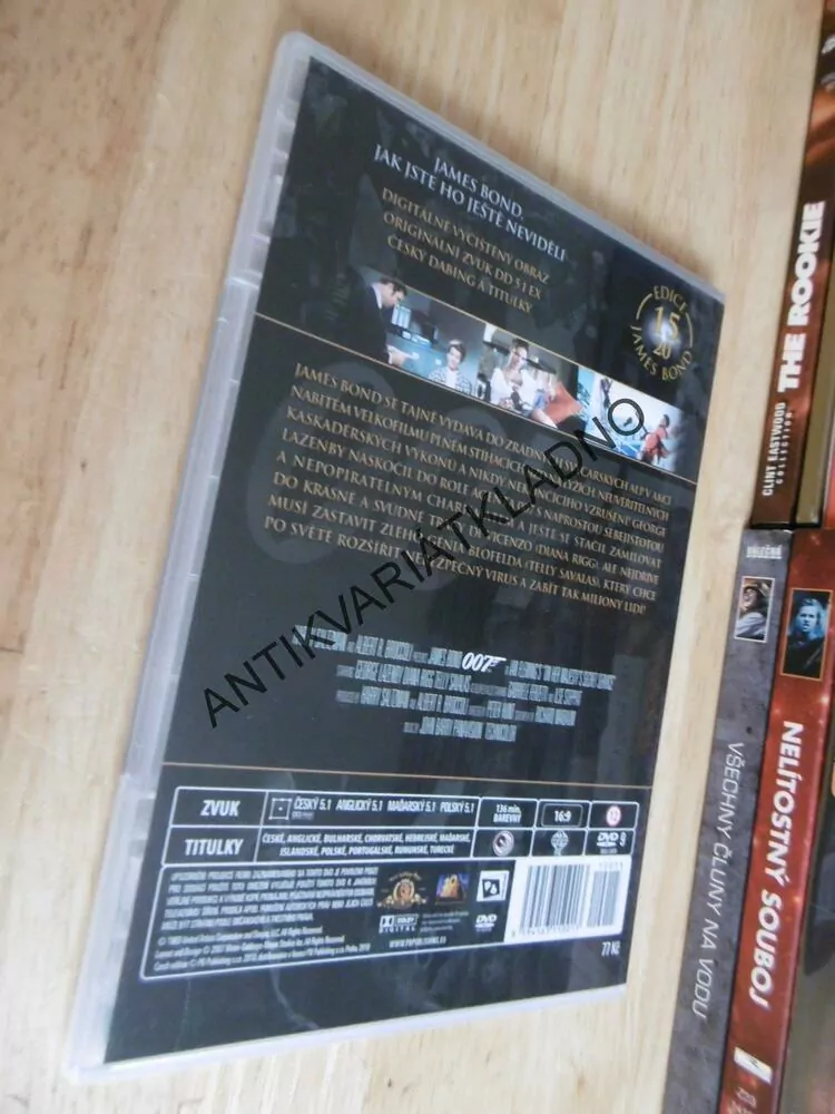 JAMES BOND 007- VE SLUŽBÁCH JEJÍHO VELIČENSTVA, DVD FILM