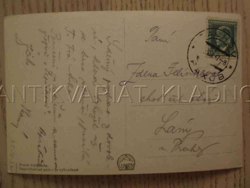 NÁDRŽ BALTAZUR, V POZADÍ ČERNÁ HORA, PODKARPATSKÁ RUS?, POHLEDNICE 1178