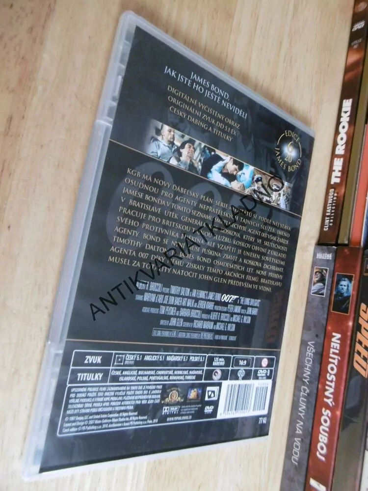JAMES BOND 007- DECH ŽIVOTA, DVD FILM