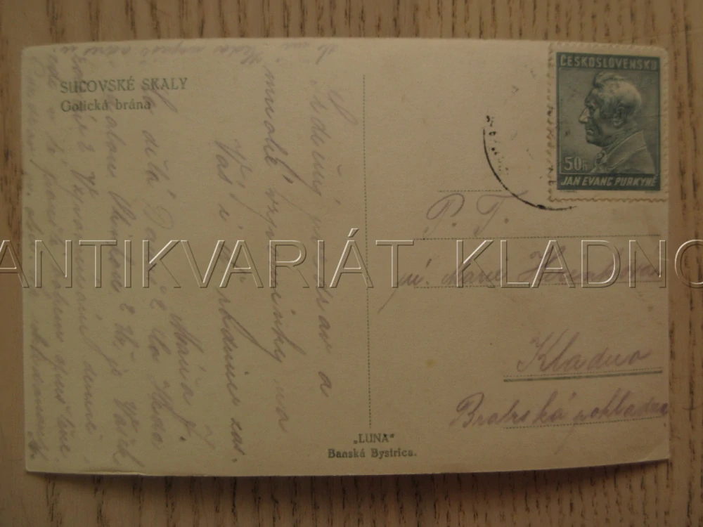 SULOVSKÉ SKÁLY, GOTICKÁ BRÁNA, SLOVENSKO, POHLEDNICE 1229